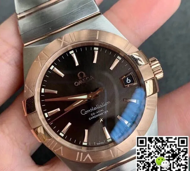 Omega Constellation 123.20.31.20.13.001 VS Factory 1:1 Best Edition Replica Watch Brown Dial